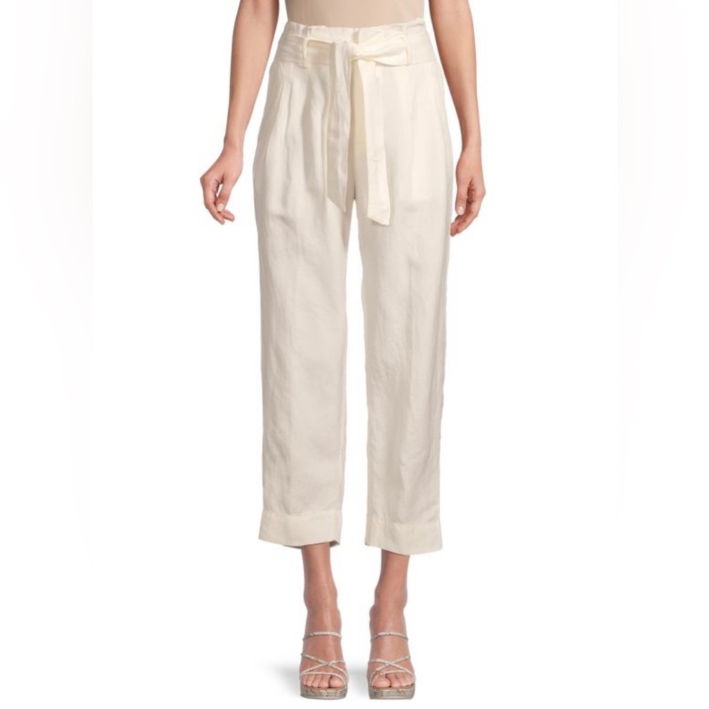 Madewell Linen Blend Paperbag Pants